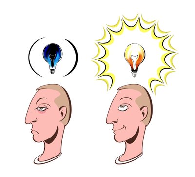 Idea light bulb (illustration) by Neale Osborne